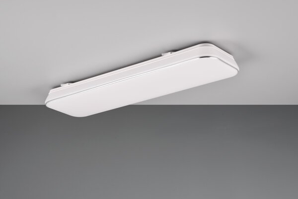 Trio R64144301 LED stropní svítidlo Blanca 1x28W | 3400lm | 4000K | IP20 - 3 úrovně stmívání vypínačem, bílá