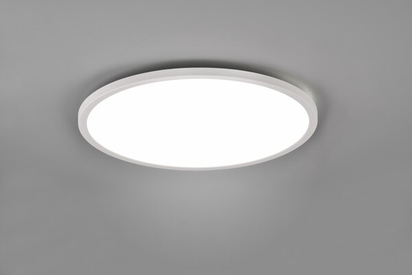 Trio R64371931 LED stropní svítidlo Aureo 1x30W | 3600lm | 3000-6500K + RGB | IP20 - nepřímé osvětlení, integrovaný stmívač, plynulé nastavení barvy světla, funkce paměti, noční režim, dálkový ovladač, matná bílá