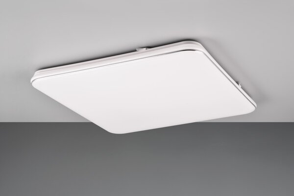 Trio R64144201 LED stropní svítidlo Blanca 1x46W | 5600lm | 4000K | IP20 - 3 úrovně stmívání vypínačem, bílá