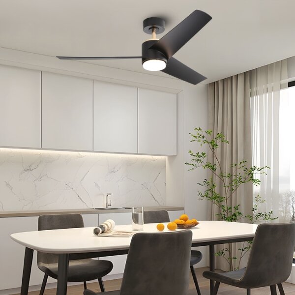 Immax NEO 07280L -LED Stm. str. ventilátor BEAUTY 18W/230V černá Wi-Fi Tuya + DO
