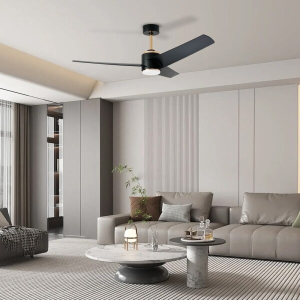 Immax NEO 07280L -LED Stm. str. ventilátor BEAUTY 18W/230V černá Wi-Fi Tuya + DO