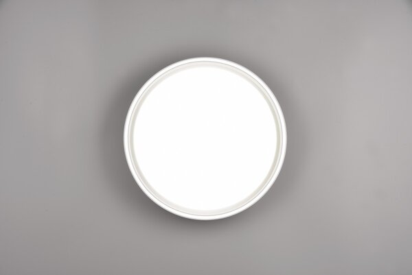 Trio R64391031 LED stropní svítidlo Felis 1x24W | 2500lm | 2700-6500K | IP20 - integrovaný stmívač, plynulé nastavení barvy světla, funkce paměti, dálkový ovladač, matná bílá