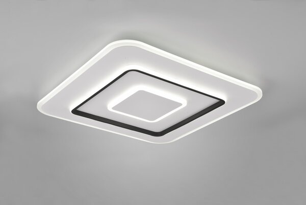 Trio R64293931 LED stropnice Jora 1x55W | 6400lm | 2700-6000K | IP20 - integrovaný stmívač, plynulé nastavení barvy světla, funkce paměti, dálkový ovladač, noční světlo, časovač spánku, 3 úrovně stmívání pomocí vypínače, matná bílá