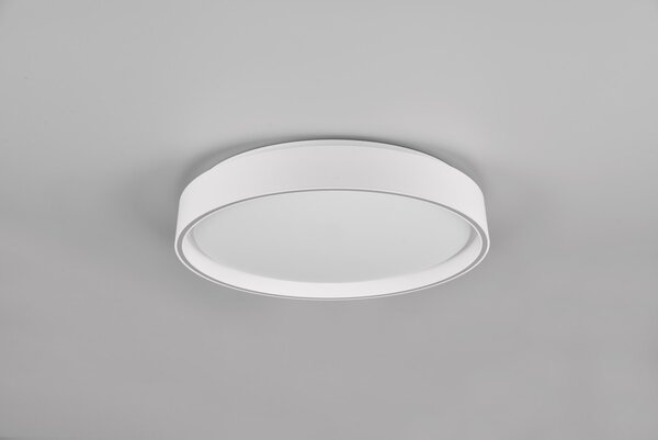 Trio R64391031 LED stropní svítidlo Felis 1x24W | 2500lm | 2700-6500K | IP20 - integrovaný stmívač, plynulé nastavení barvy světla, funkce paměti, dálkový ovladač, matná bílá