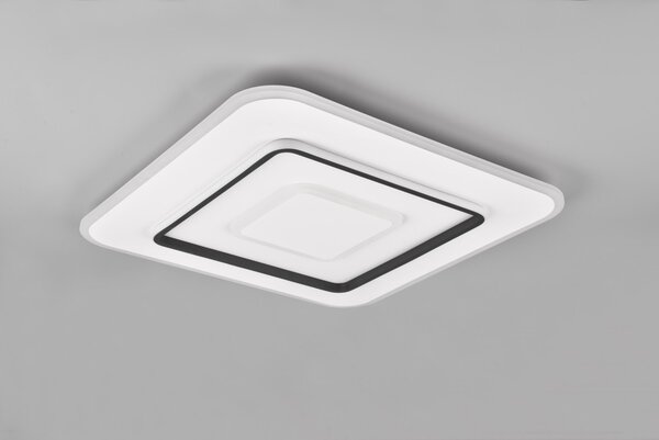 Trio R64293931 LED stropnice Jora 1x55W | 6400lm | 2700-6000K | IP20 - integrovaný stmívač, plynulé nastavení barvy světla, funkce paměti, dálkový ovladač, noční světlo, časovač spánku, 3 úrovně stmívání pomocí vypínače, matná bílá