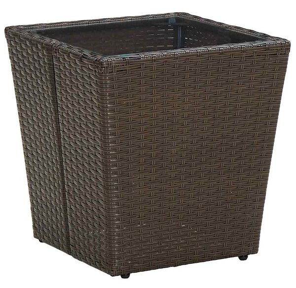 Zahradní bistro set 3 ks Hnědá polyratan 3334956
