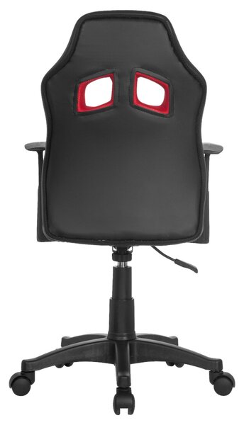 OTOČNÁ ŽIDLE PRO MLÁDEŽ, červená, černá MID.YOU - Online Only psací stoly & židle, Online Only