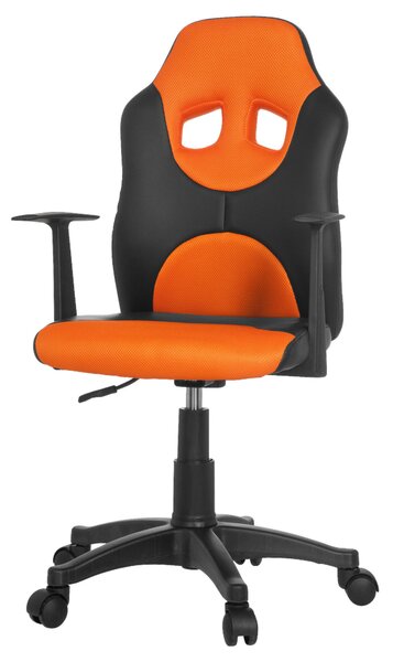 OTOČNÁ ŽIDLE PRO MLÁDEŽ, oranžová, černá MID.YOU - Online Only psací stoly & židle, Online Only