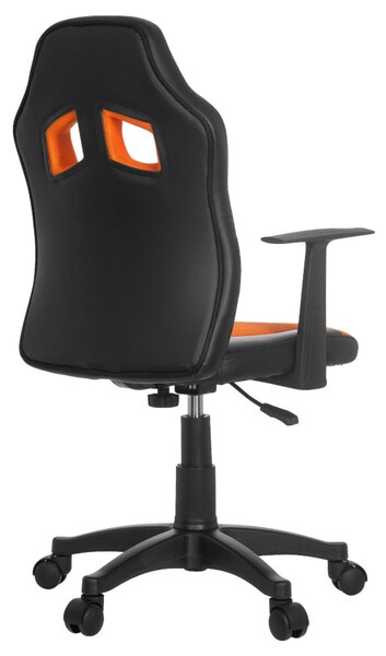 OTOČNÁ ŽIDLE PRO MLÁDEŽ, oranžová, černá MID.YOU - Online Only psací stoly & židle, Online Only