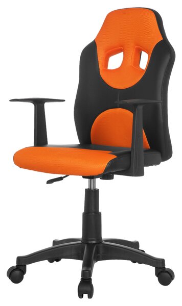 OTOČNÁ ŽIDLE PRO MLÁDEŽ, oranžová, černá MID.YOU - Online Only psací stoly & židle, Online Only
