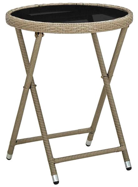 Zahradní bistro set 3 ks Béžová polyratan 3334965