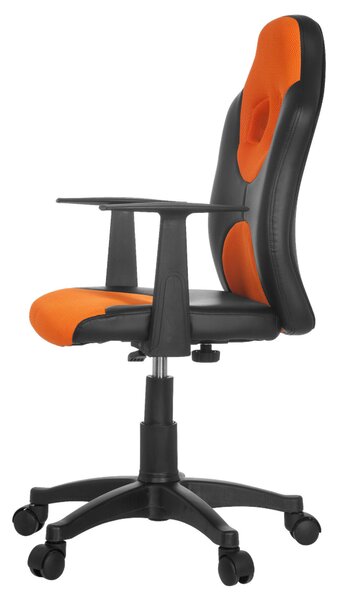 OTOČNÁ ŽIDLE PRO MLÁDEŽ, oranžová, černá MID.YOU - Online Only psací stoly & židle, Online Only