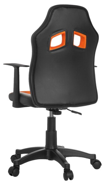 OTOČNÁ ŽIDLE PRO MLÁDEŽ, oranžová, černá MID.YOU - Online Only psací stoly & židle, Online Only