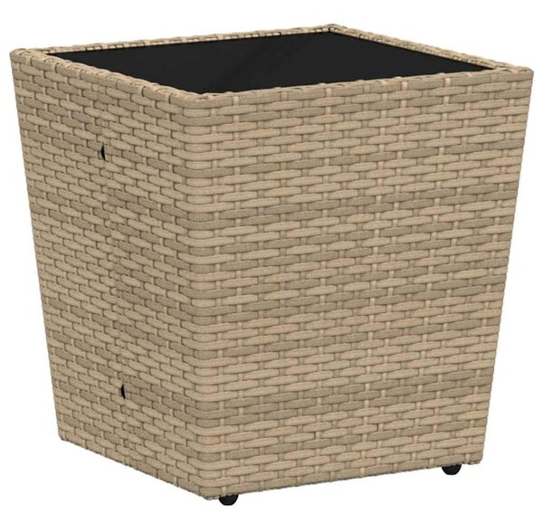 Zahradní bistro set 3 ks Béžová polyratan 3334958