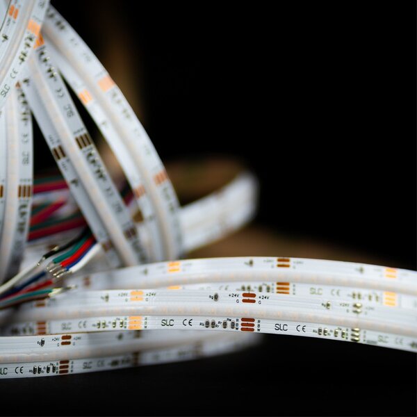 SLC S18065 LED pásek COB barevný 18W/m 850lm/m RGBW-3000K Ra90 24V IP20 5m - TLG
