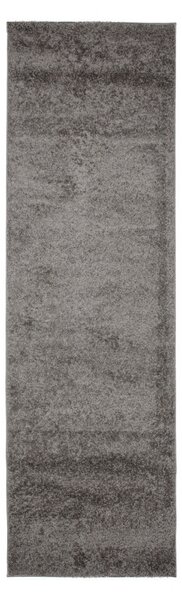 Kusový koberec shaggy Parba šedý atyp 80x300cm