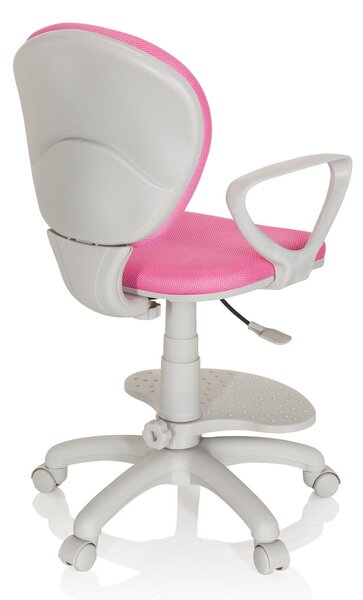 OTOČNÁ ŽIDLE PRO MLÁDEŽ, šedá, pink MID.YOU - Online Only psací stoly & židle, Online Only