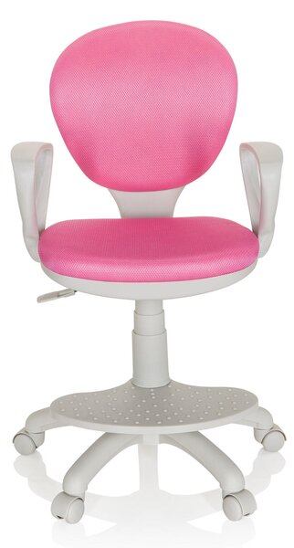 OTOČNÁ ŽIDLE PRO MLÁDEŽ, šedá, pink MID.YOU - Online Only psací stoly & židle, Online Only