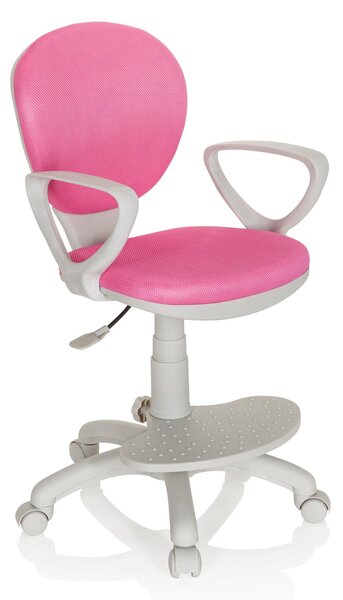 OTOČNÁ ŽIDLE PRO MLÁDEŽ, šedá, pink MID.YOU - Online Only psací stoly & židle, Online Only