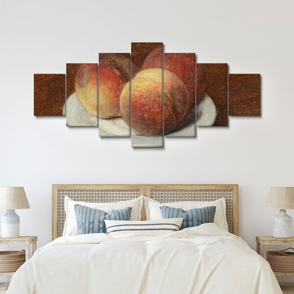 Obraz - Henri Fantin-Latour, Three Peaches on a Plate, reprodukce (210x100 cm)