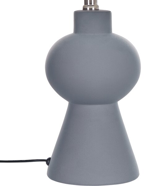 Stolní lampa FABILOS Keramika Šedá