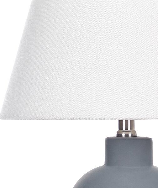 Stolní lampa FABILOS Keramika Šedá