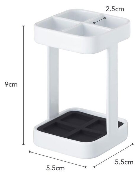 Bílý stojánek na kartáčky YAMAZAKI Tower Slim