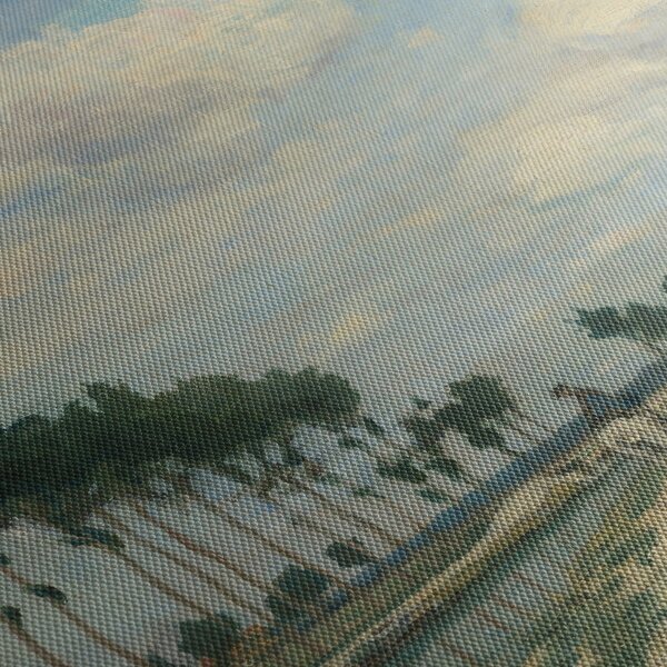 Obraz - Johan Barthold Jongkind, The Towpath, reprodukce (210x100 cm)