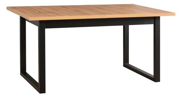 Skládací stůl 140/180x80 IKON 3 Černá/dub Grandson