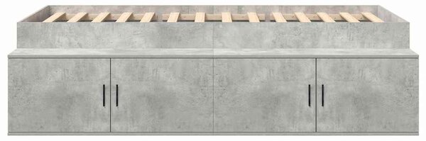 Rám postele Betonově šedá 80 x 200 cm Kompozitní dřevo 3335200