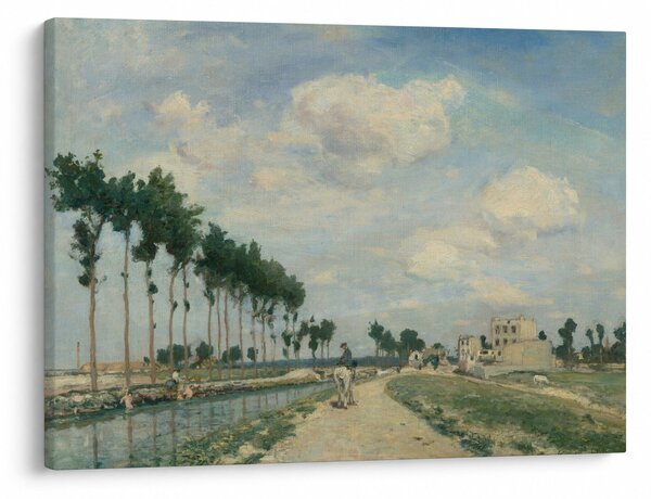 Obraz - Johan Barthold Jongkind, The Towpath, reprodukce (70x50 cm)