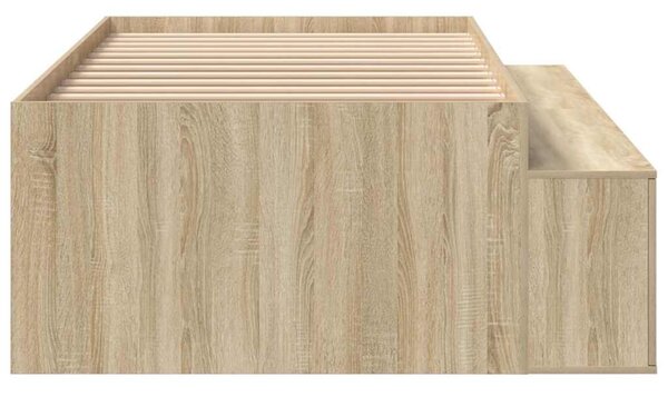 Rám postele se zásuvkou Sonoma dub 90 x 200 cm Kompozitní dřevo 3335191
