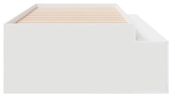 Rám postele se zásuvkou Bílá 100 x 200 cm Kompozitní dřevo 3335181