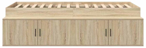 Rám postele se zásuvkou Sonoma dub 90 x 200 cm Kompozitní dřevo 3335191