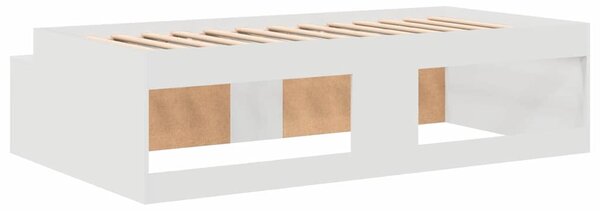 Rám postele se zásuvkou Bílá 90 x 200 cm Kompozitní dřevo 3335189