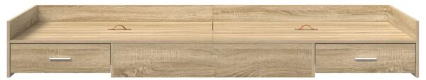 Rám postele se zásuvkou Sonoma dub 75 x 190 cm Kompozitní dřevo 3335255