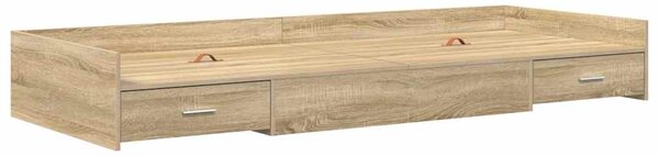 Rám postele se zásuvkou Sonoma dub 75 x 190 cm Kompozitní dřevo 3335255