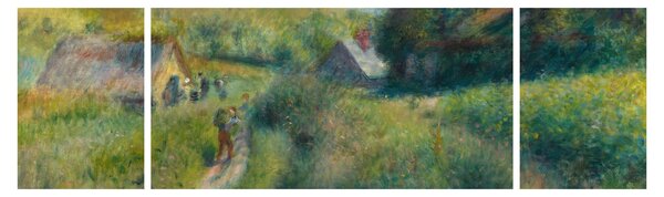 Obraz - Auguste Renoir, The Mussel Harvest, reprodukce (170x50 cm)