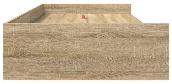 Rám postele se zásuvkou Sonoma dub 75 x 190 cm Kompozitní dřevo 3335255