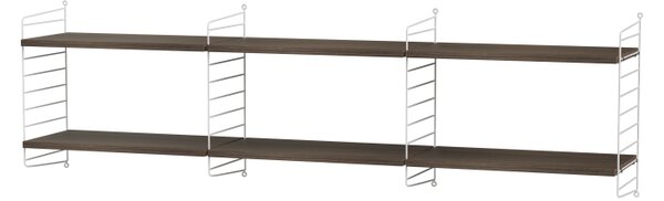 String sestava, Dřevěné prvky jasan, Kovové prvky bílá String