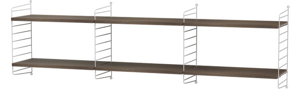 String sestava, Dřevěné prvky jasan, Kovové prvky bílá String