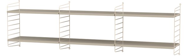 String sestava, Dřevěné prvky jasan, Kovové prvky bílá String