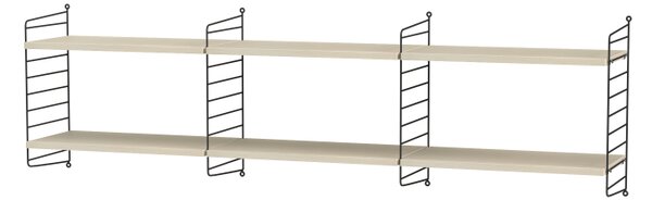 String sestava, Dřevěné prvky jasan, Kovové prvky bílá String