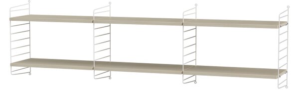 String sestava, Dřevěné prvky jasan, Kovové prvky bílá String