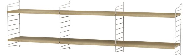String sestava, Dřevěné prvky jasan, Kovové prvky bílá String