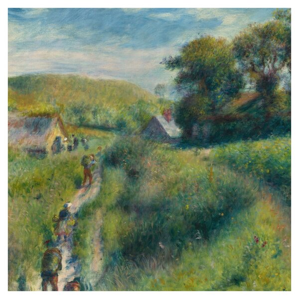 Obraz - Auguste Renoir, The Mussel Harvest, reprodukce (30x30 cm)