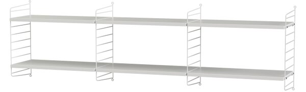 String sestava, Dřevěné prvky jasan, Kovové prvky bílá String