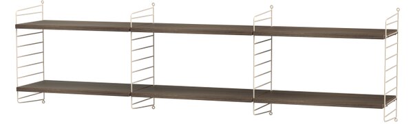 String sestava, Dřevěné prvky jasan, Kovové prvky bílá String