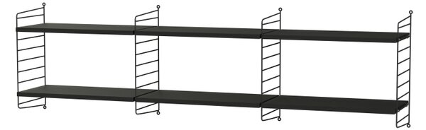 String sestava, Dřevěné prvky jasan, Kovové prvky bílá String