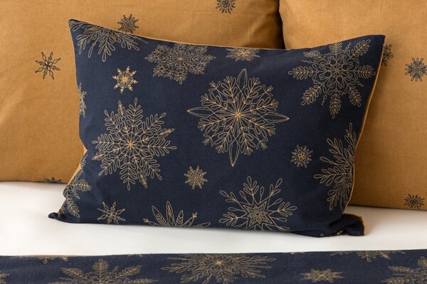 Povlečení Gold Christmas Bavlna deluxe 1x 140/220, 1x 70/90